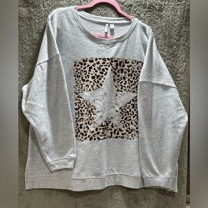 Cato Gray Cozy Sweatshirt